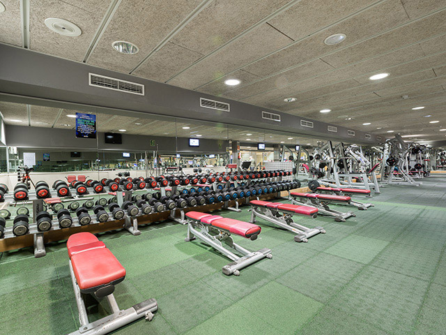 weights training areas