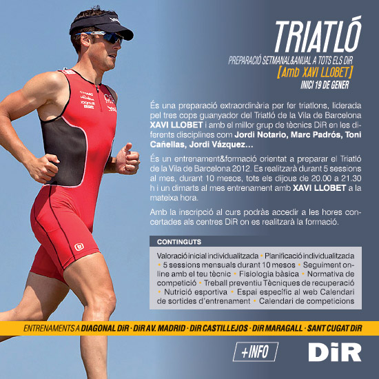 Nou Triatl - Preparaci setmanal&anual a tots els DiR