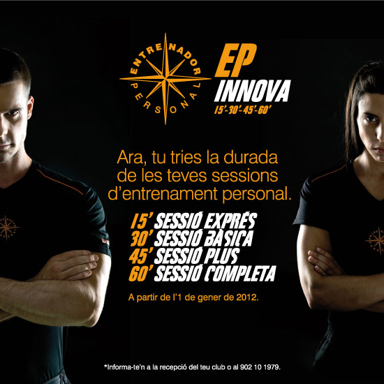 EP INNOVA - Ara, tu tries la durada de les teves sessions d'entrenament personal