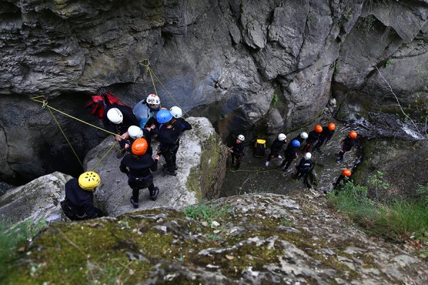 esports d'aventura descens de barrancs roc roi 