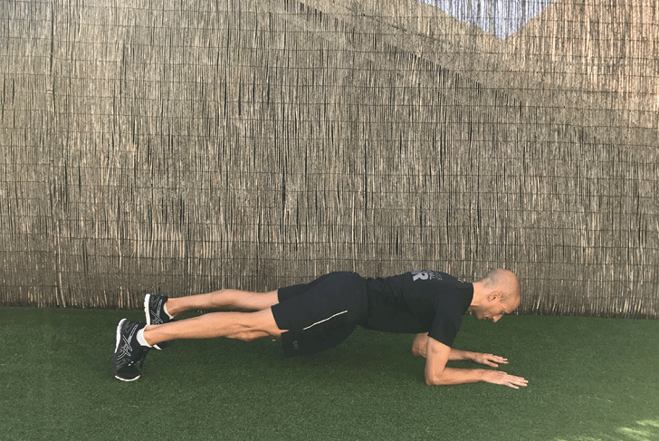 ejercicios bodyweight training plancha