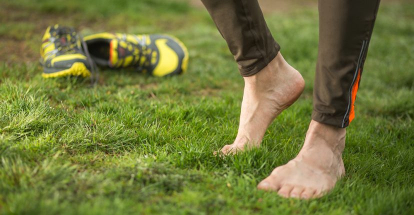 barefoot running