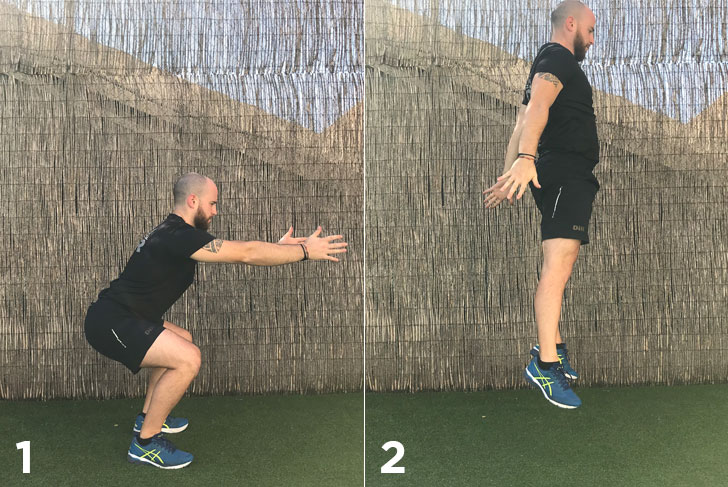 ejercicios jump squat