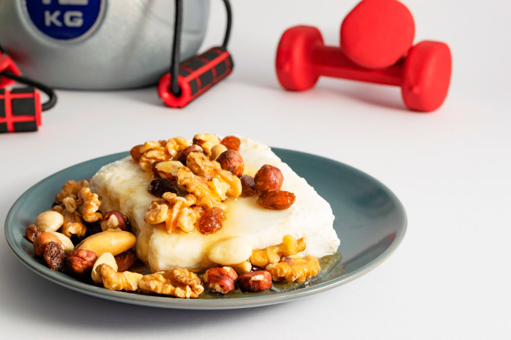 recetas desayunos requeson con nueces y miel