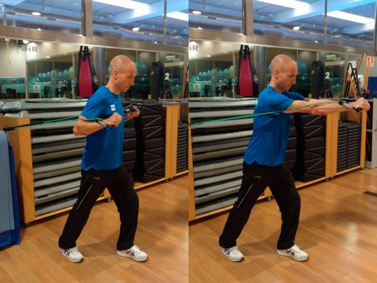 Tríceps Braquial Ejercicios De Triceps Con Gomas Press De