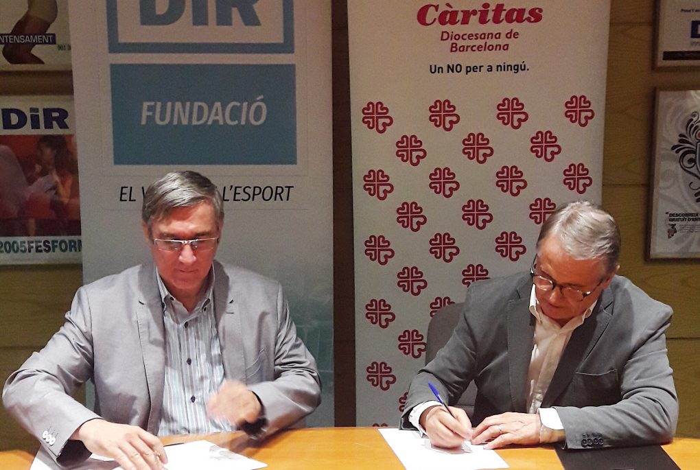 Conveni Càritas Fundació DiR