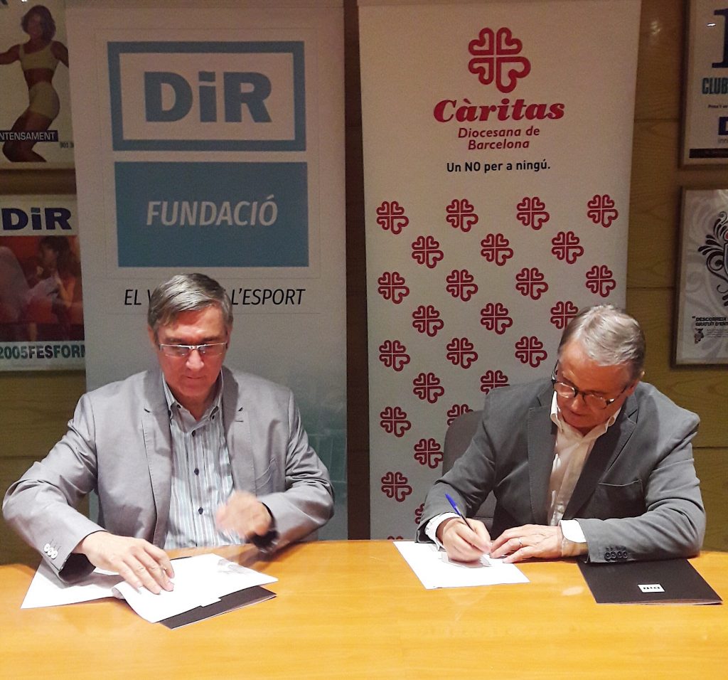 Conveni Càritas Fundació DiR