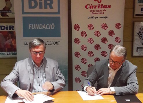 Conveni Càritas Fundació DiR