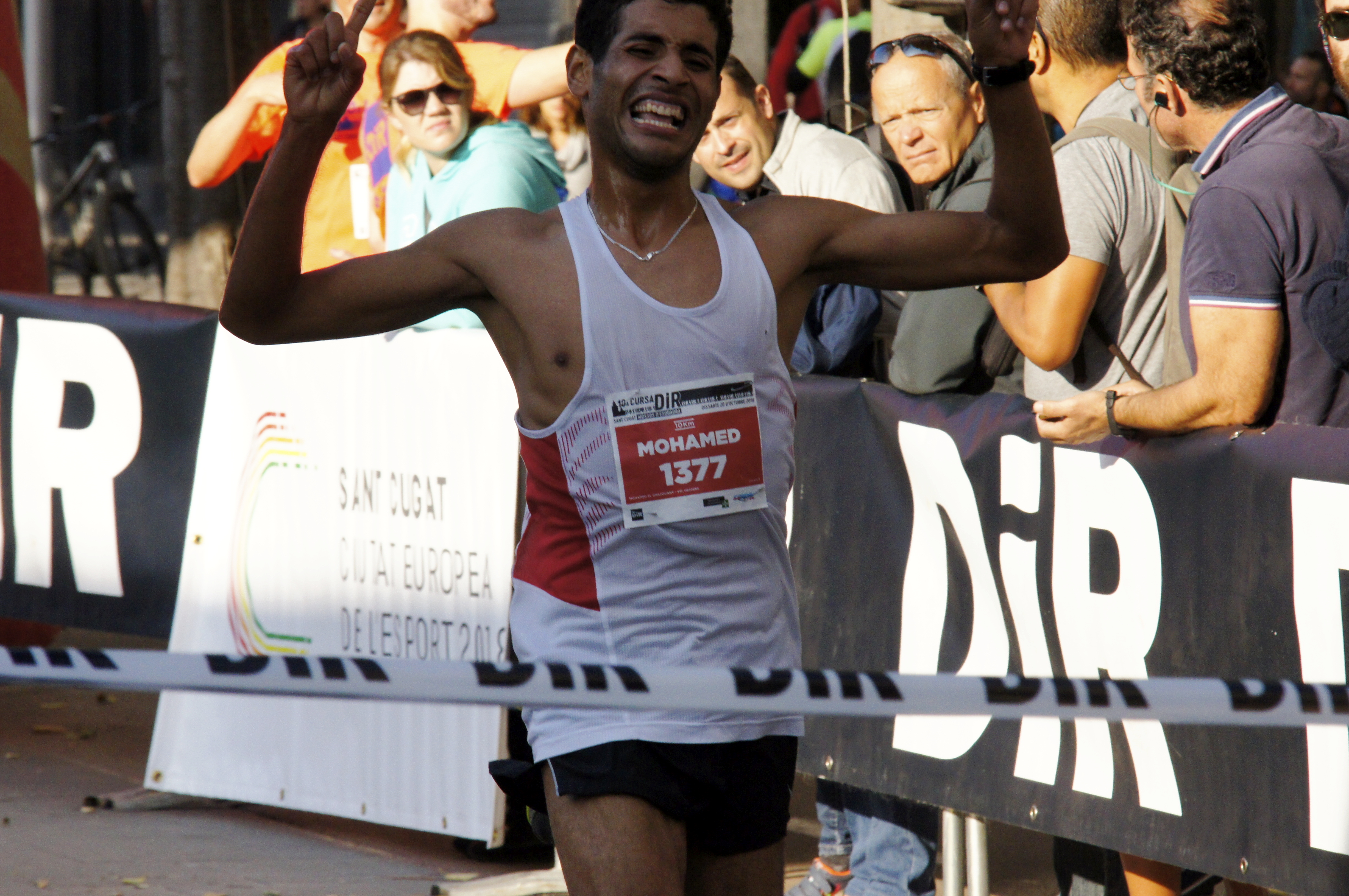 Cursa DiR Mossos Esquaadra Sant Cugat - guanyador 10 km