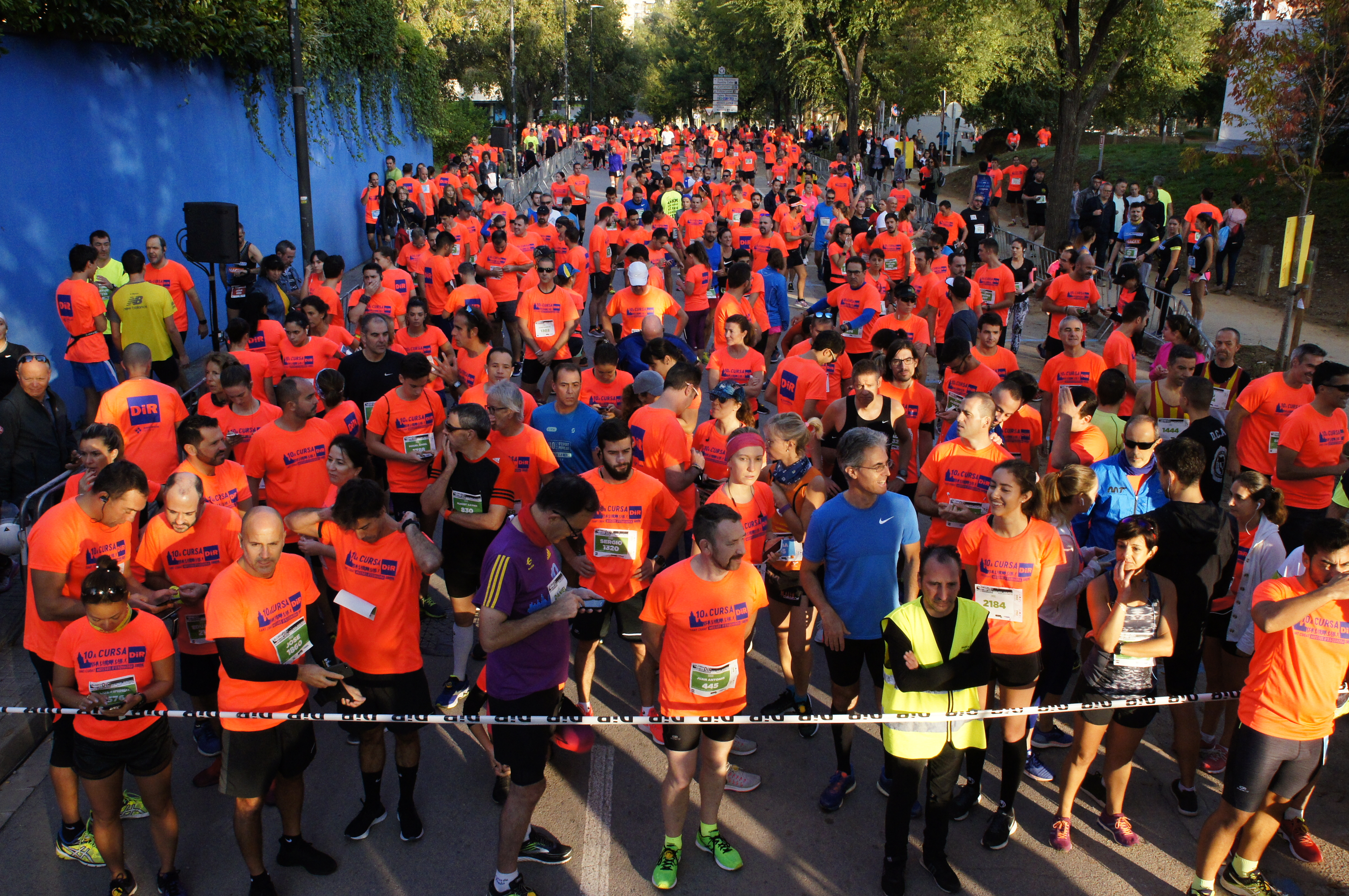 Cursa DiR Mossos Esquaadra Sant Cugat - sortida