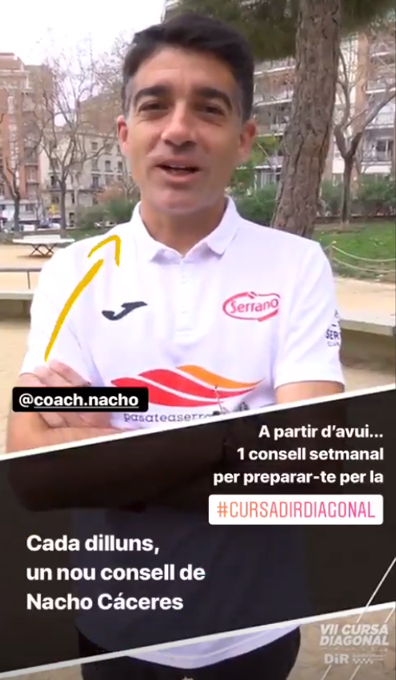 Cursa DiR Diagonal Tips Nacho Cáceres