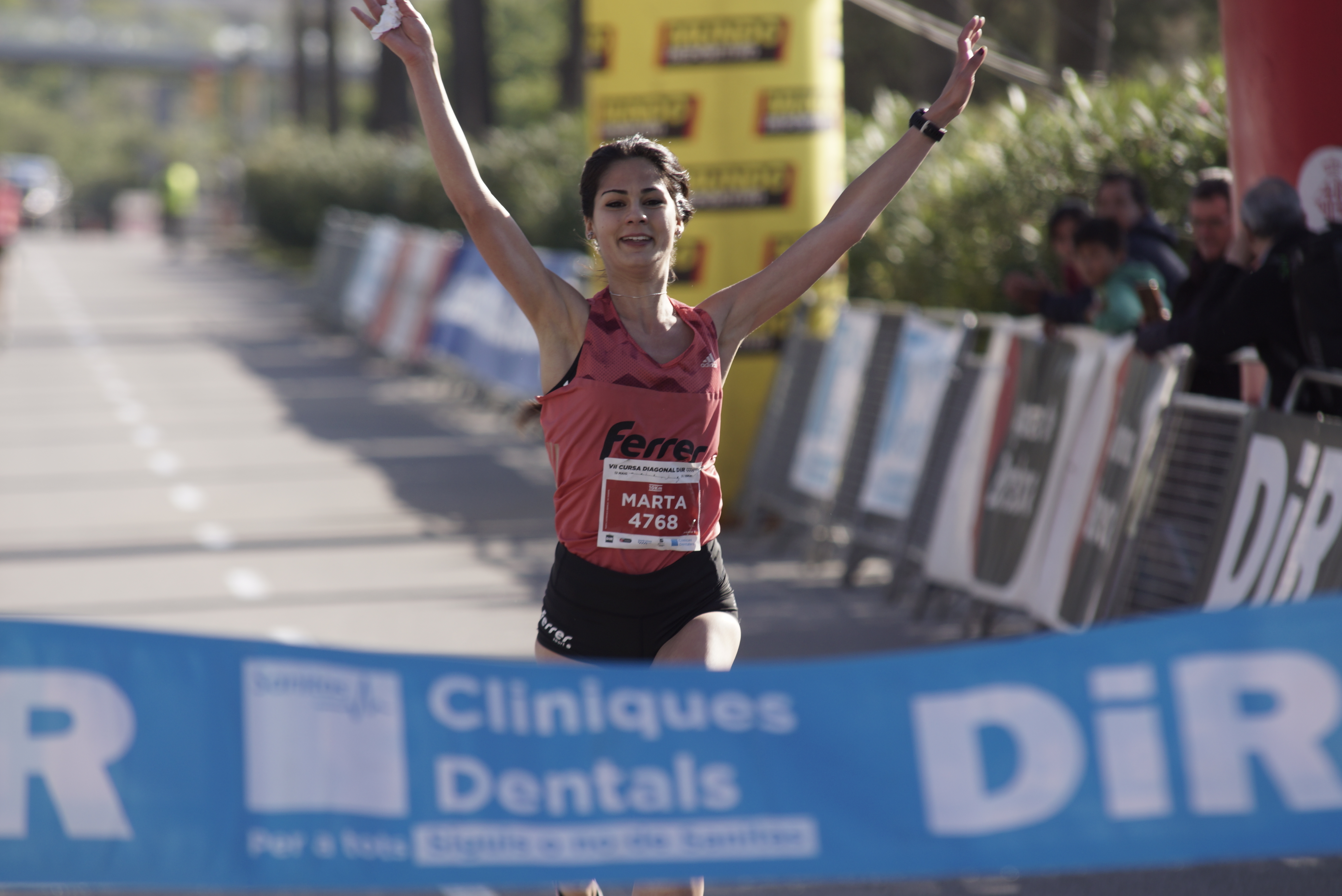 Cursa Diagonal 2019 guanyadora femenina 10 km
