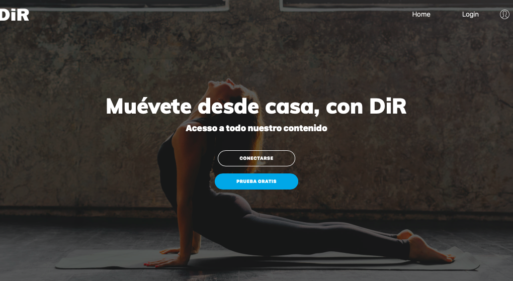 DiR a casa gimnasio online