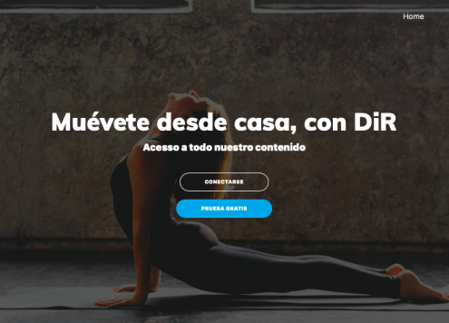 DiR a casa gimnasio online