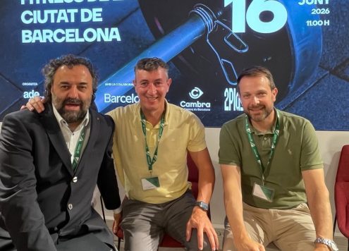 Ramon Urgell i Gerard Figueras a la presentació de l'estudi
