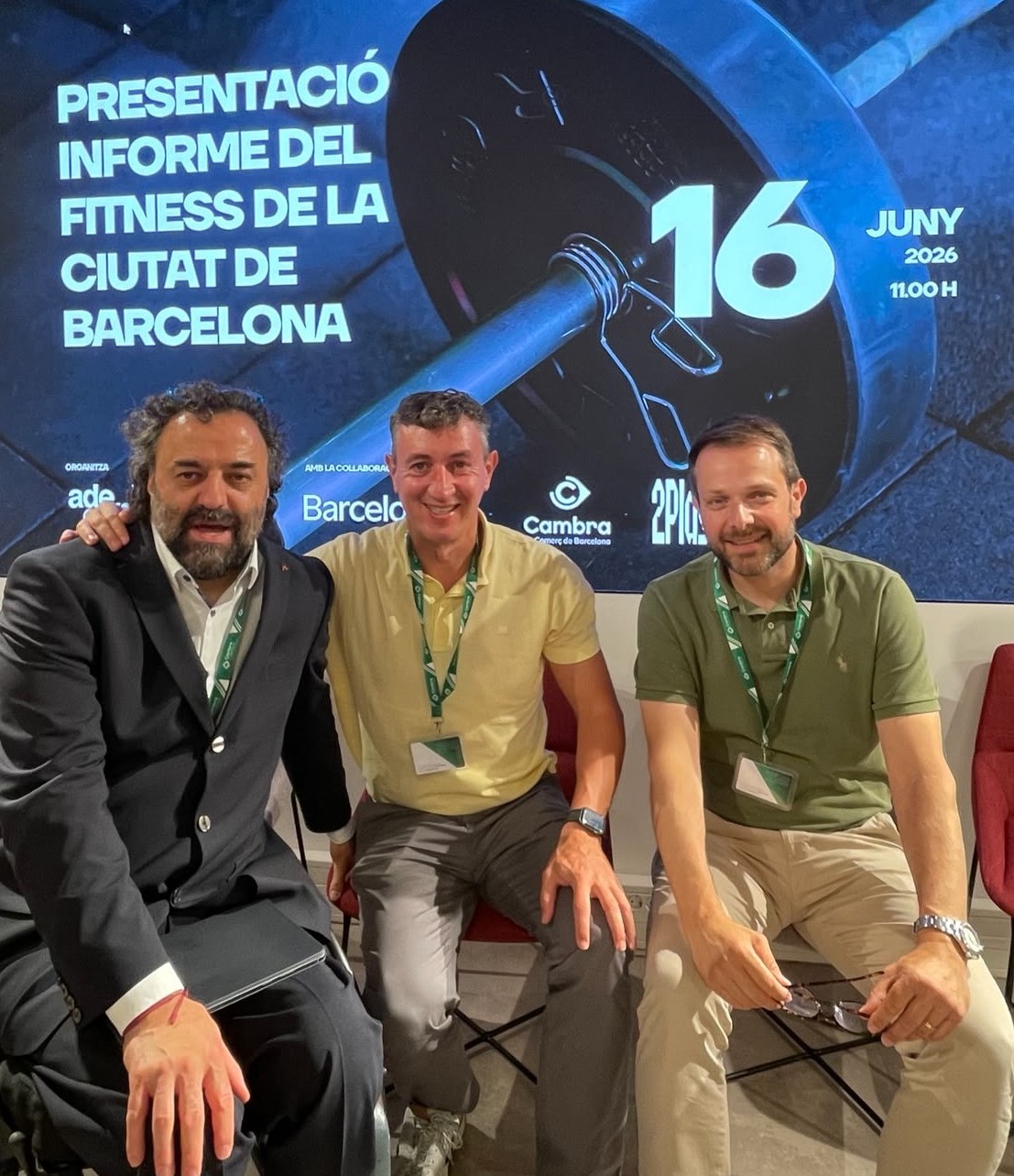 Ramon Urgell i Gerard Figueras a la presentació de l'estudi