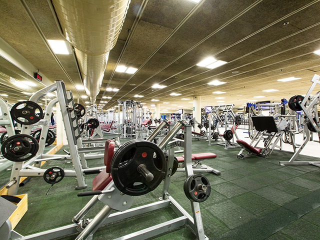 weights training areas